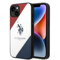 US POLO USHCP14SPSO3 IPHONE 14 6,1" BIAŁY /WHITE TRICOLOR EMBOSSED