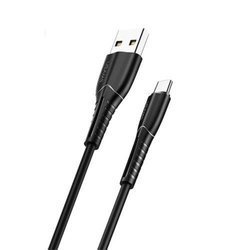 USAMS CABLE U35 USB-C 2A FAST CHARGE 1M BLACK