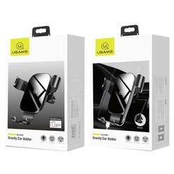 USAMS SMARTPHONE CAR HOLDER GRAVITY BLACK