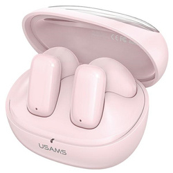 USAMS Słuchawki Bluetooth 5.3 TWS TD Series bezprzewodowe różowy/pink BHUTD03 (TD22)