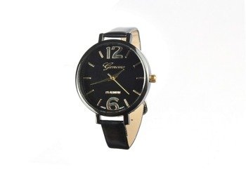 WATCH PLATINUM BLACK PERFECT GIFT FOR WOMAN