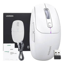 Wireless 3 modes mouse UGREEN MU103 (white)