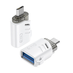 XO Adapter NB256C OTG USB - White microUSB