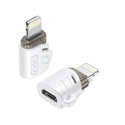 XO Adapter NB256F MicroUSB - Lightning White