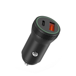 XO CC33 PD QC 3.0 18W 1x USB 1x USB-C BLACK car charger