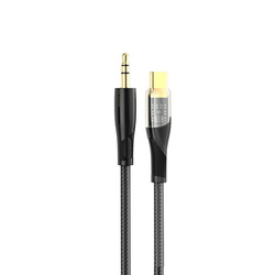 XO Clear Audio Cable NB-R241B USB-C-Jack 3.5mm 1.0 m black