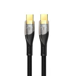 XO Clear Cable NB-Q223B USB-C-USB-C 1.0 M 60W black