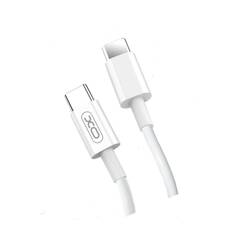 XO NB124 PD USB-C Cable-USB-C 1.0 m white 40W