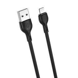 XO NB200 USB cable - Lightning 1.0m 2.1a black