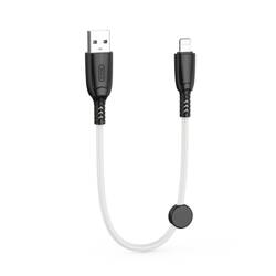 XO NB247 USB cable - lightning 0.25 m 6a white