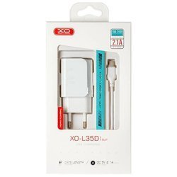 XO WALL CHARGER L35D + CABLE TYPE-C 2XUSB 2.1A