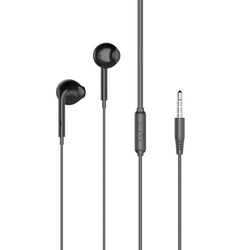 XO Wired headphones EP28 Jack 3.5mm Black Black