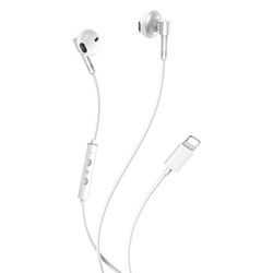 XO Wired headphones EP61 Lightning Bluetooth in -ear silver