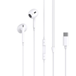 XO Wired headphones EP74 USB-C Diminant white