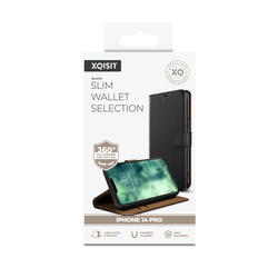 XQISIT NP SLIM WALLET SELECTION ANTI BACTERIAL FOR IPHONE 14 PRO BLACK