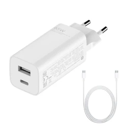 Xiaomi Mi 65W GaN Charger with Fast Charging 2 ports Type-A + Type-C + Type-C cable 1m BOX