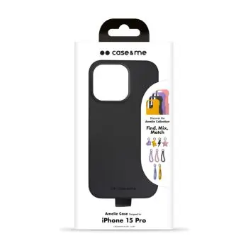 case&me-Amelie case for iPhone 15, black