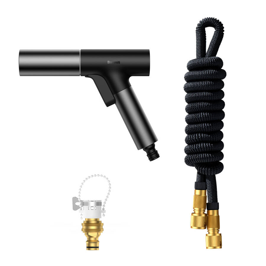 BASEUS CAR WASH GUN BASEUS - SPRINKLER, CAR WASHER 7,5 M - BLACK (GF5) -  EAN: 6932172603601 - monstelo