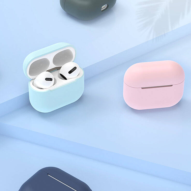 CASE FOR AIRPODS 2 AIRPODS 1 SILICONE SOFT EARPHONE COVER PINK