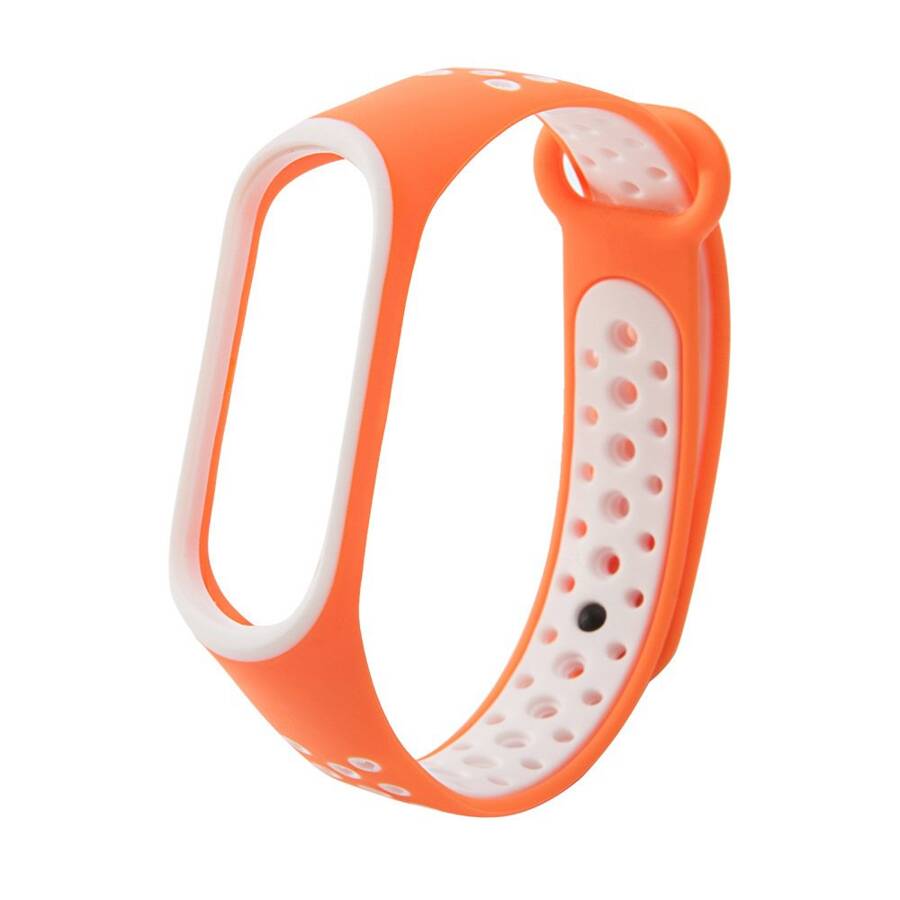 mi band 4 orange strap