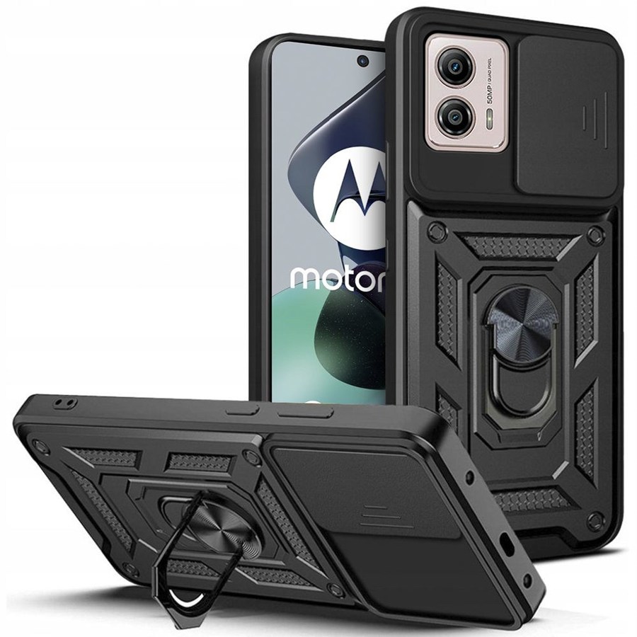 Case MOTOROLA MOTO G54 5G Tech-Protect TPU Carbon black