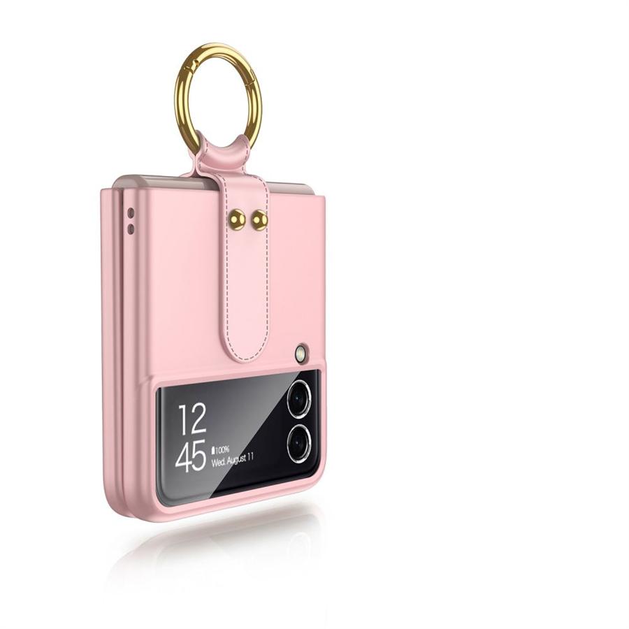 Samsung Galaxy Z Flip 5 case pink gold TECH-PROTECT ICON RING