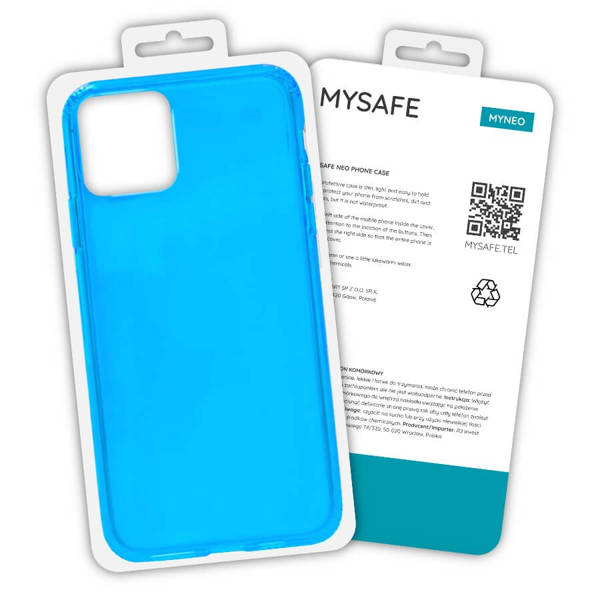 [5 + 2] MYSAFE CASE NEO IPHONE 12 BLUE BOX