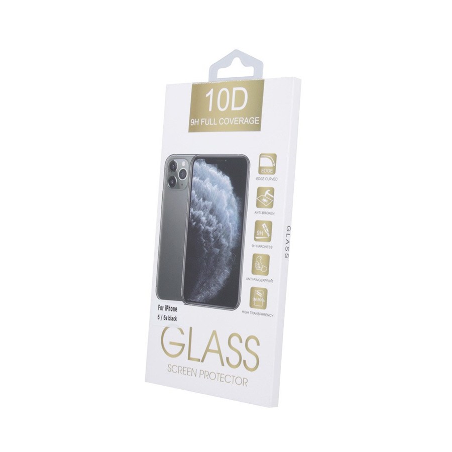 10d tempered glass for iPhone 12 /12 Pro 6.1 "black frame