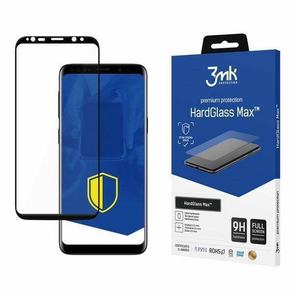 3MK HARD GLASS MAX BLACK SAMSUNG GALAXY S9