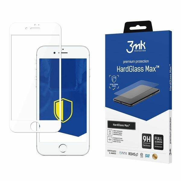 3MK HARD GLASS MAX IPHONE 7 PLUS / 8 PLUS WHITE