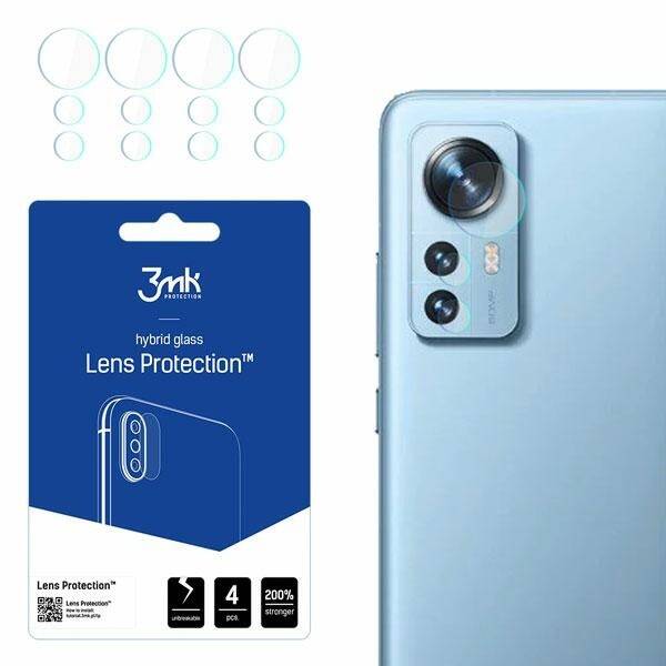 3MK LENS PROTECT XIAOMI 12/12X CAMERA PROTECTION 4 PCS