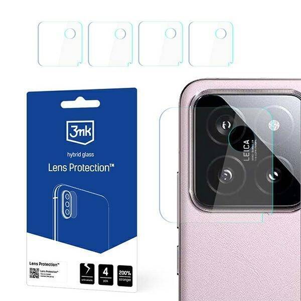 3MK LENS PROTECT XIAOMI 14 CAMERA LENS PROTECTION 4PCS