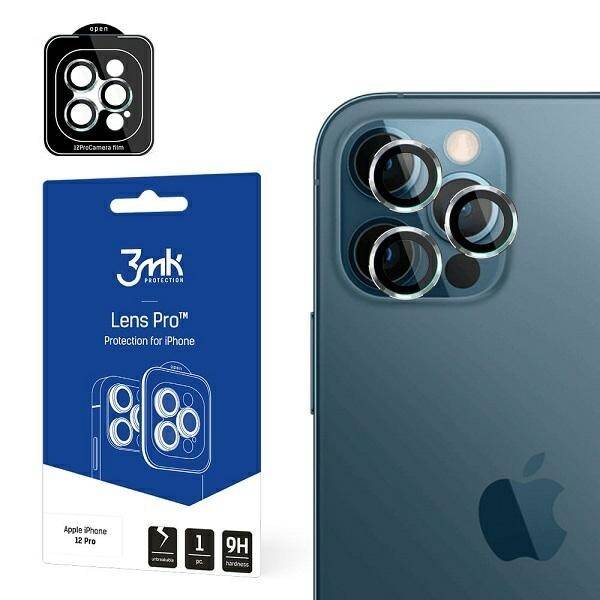 3MK LENS PROTECTION PRO IPHONE 12 PRO CAMERA LENS PROTECTION WITH MOUNTING FRAME 1 PCS.