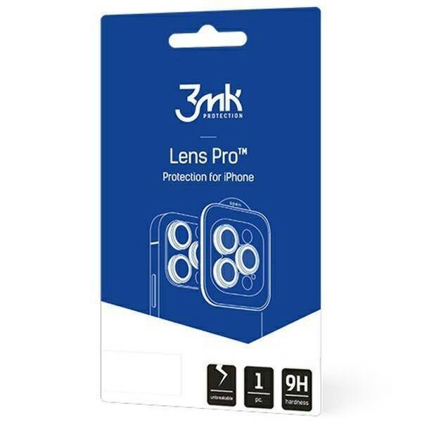 3MK LENS PROTECTION PRO IPHONE 15 6.1" NIEBIESKI/BLUE OCHRONA NA OBIEKTYW APARATU Z RAMKĄ MONTAŻOWĄ 1SZT.