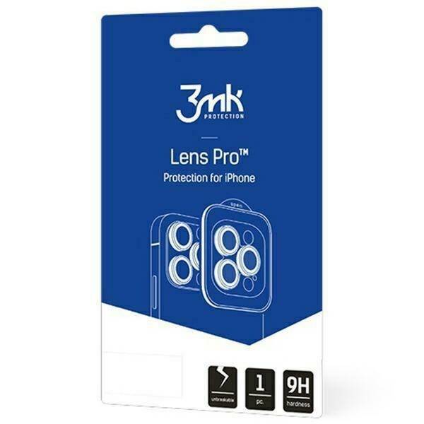 3MK LENS PROTECTION PRO IPHONE 15 PRO MAX 6.7 "DARKOSŁOTY / DARK GOLD PROTECTION ON THE CAMERA LENS WITH MOUNTING FRAME 1 PCS.