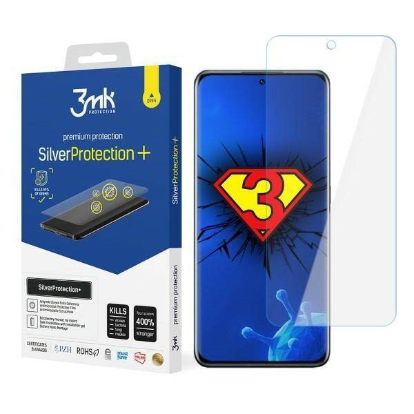 3MK SILVER PROTECT+ XIAOMI 12T / 12T PRO ANTYMIKROBE FOIL MOUNTED WET MOUNTED