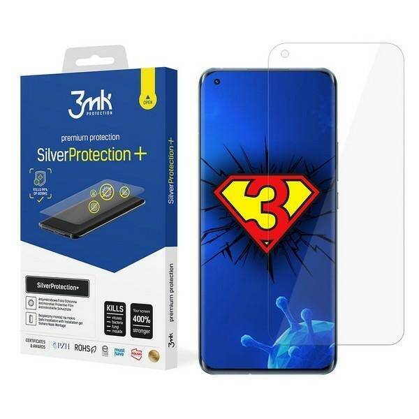 3MK SILVER PROTECT+ XIAOMI MI 11 5G WET ANTYMIKROBE FOIL MOUNTED