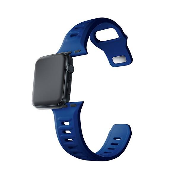 3MK Silicone Watch Strap Niebieski/Blue dla Apple Watch 42/44/45/49mm