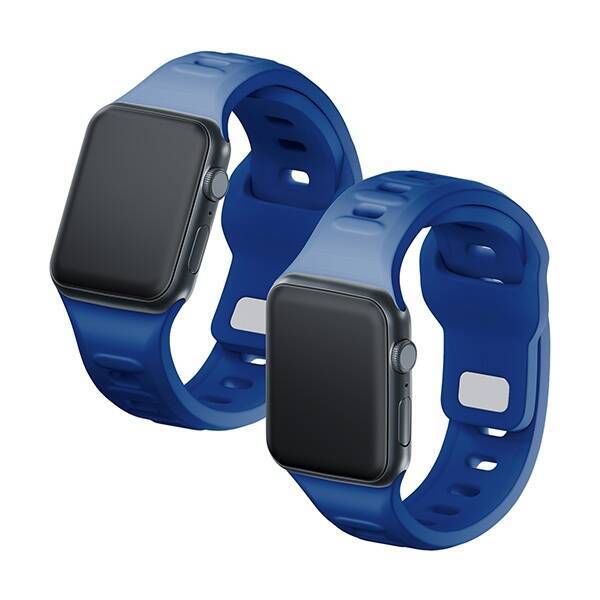 3MK Silicone Watch Strap Niebieski/Blue dla Apple Watch 42/44/45/49mm