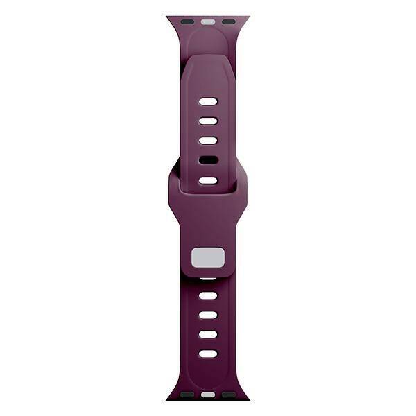 3MK Silicone Watch Strap ciemnofioletowy /mulberry dla Apple Watch 42/44/45/49mm