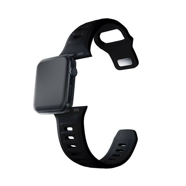 3MK Silicone Watch Strap czarny/black dla Apple Watch 38/40/41mm