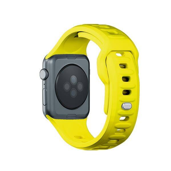 3MK Silicone Watch Strap żółty/yellow dla Apple Watch 38/40/41mm