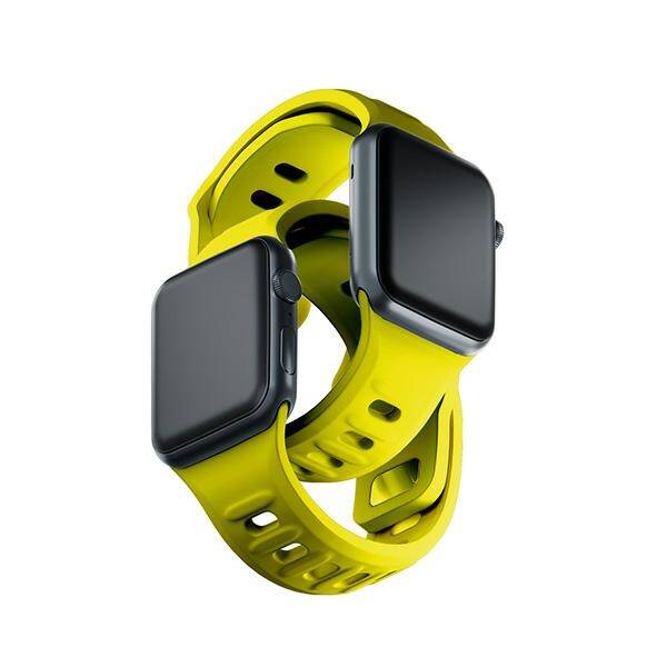 3MK Silicone Watch Strap żółty/yellow dla Apple Watch 38/40/41mm