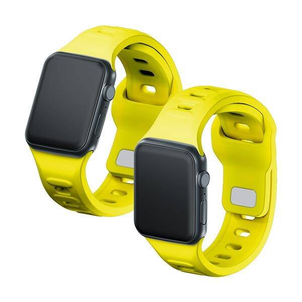 3MK Silicone Watch Strap żółty/yellow dla Apple Watch 38/40/41mm