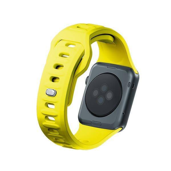 3MK Silicone Watch Strap żółty/yellow dla Apple Watch 38/40/41mm