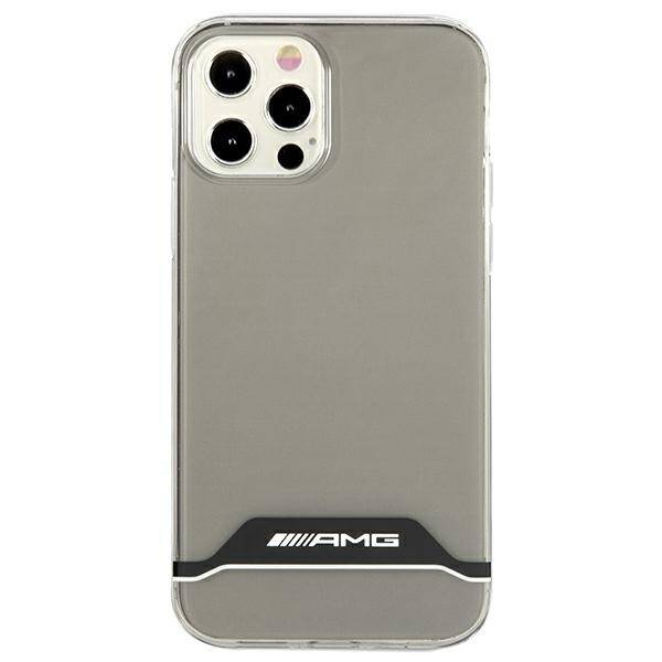 AMG AMHCP12MTCBW IPHONE 12/12 PRO TRANSPARENT/TRANSPARENT HARDCASE ELECTROPLATE BLACK & WHITE