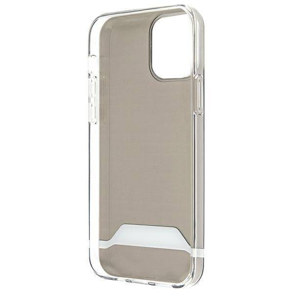 AMG AMHCP12MTCBW IPHONE 12/12 PRO TRANSPARENT/TRANSPARENT HARDCASE ELECTROPLATE BLACK & WHITE