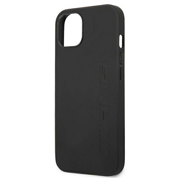 AMG AMHCP13SDOLBK iPhone 13 mini 5,4"  czarny/black hardcase Leather Hot Stamped