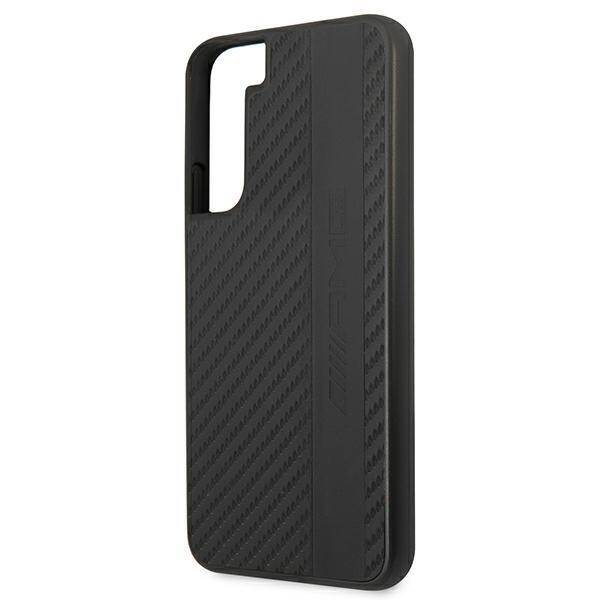 AMG AMHCS22MBLSCA S22+ S906 czarny/black hardcase Carbon Stripe&Embossed