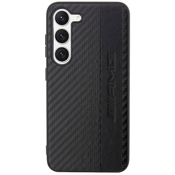 AMG AMHCS23SBLSCA S23 S911 czarny/black hardcase Carbon Stripe&Embossed